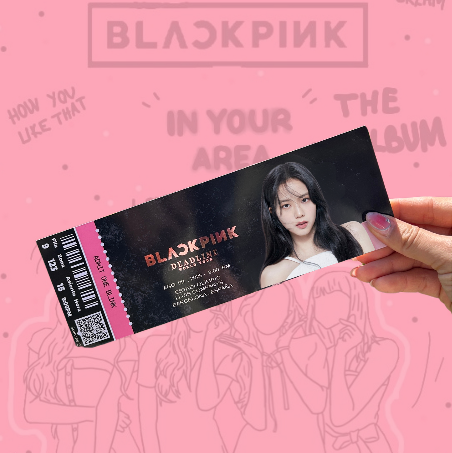 Entradas hechas por fans de Black Pink para la gira mundial Deadline