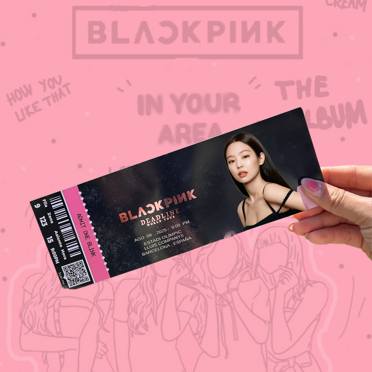 Entradas hechas por fans de Black Pink para la gira mundial Deadline