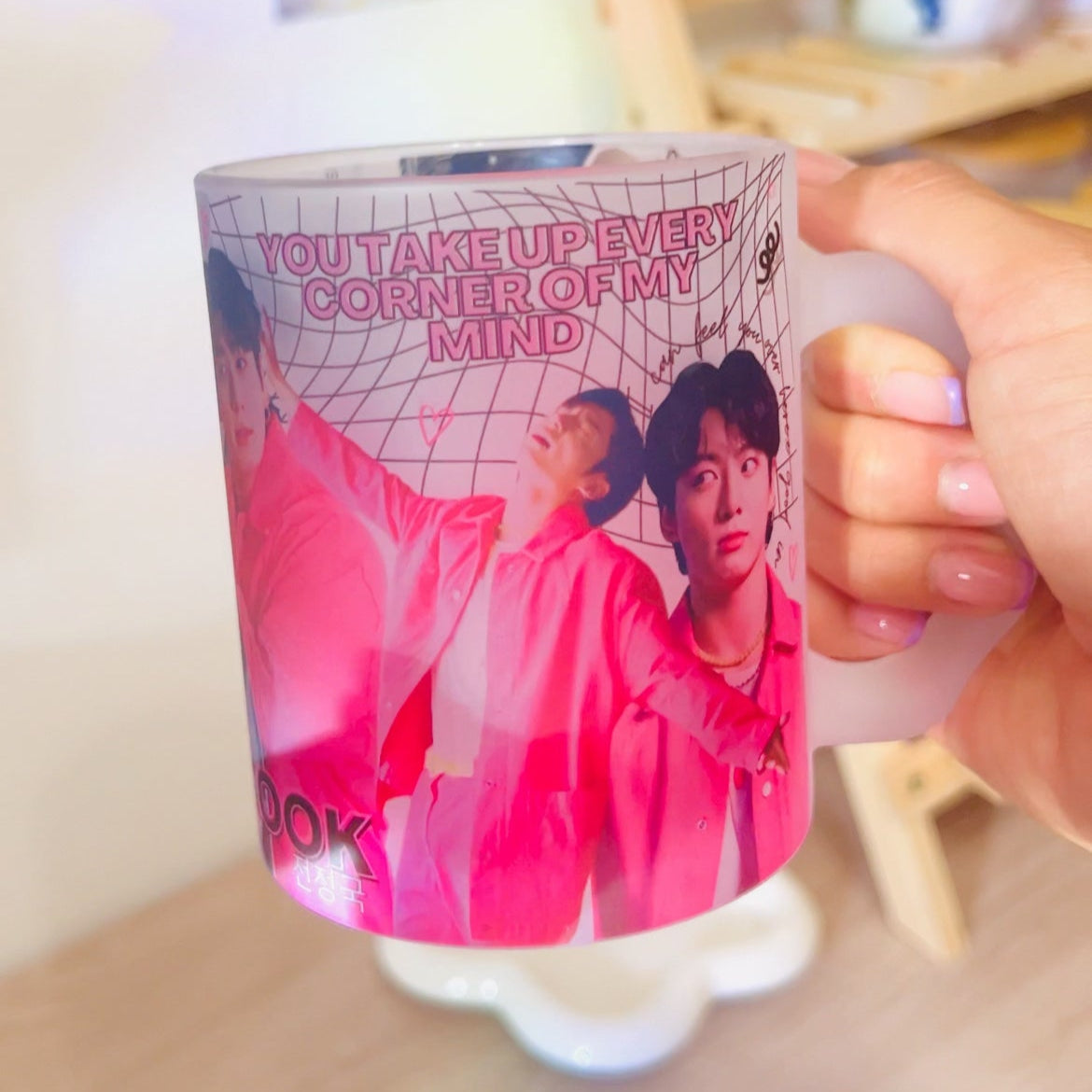 Bts JK - Taza Esmerilada