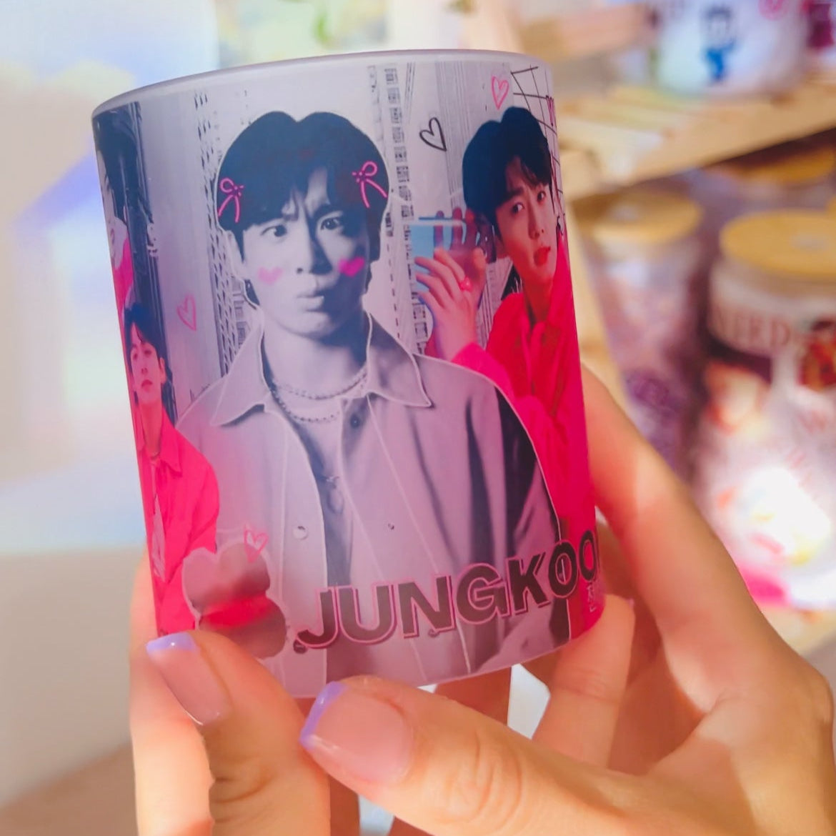 Bts JK - Taza Esmerilada
