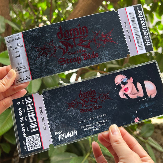 Entradas hechas por fans de Stray Kids para la gira mundial DOMINATE 2025