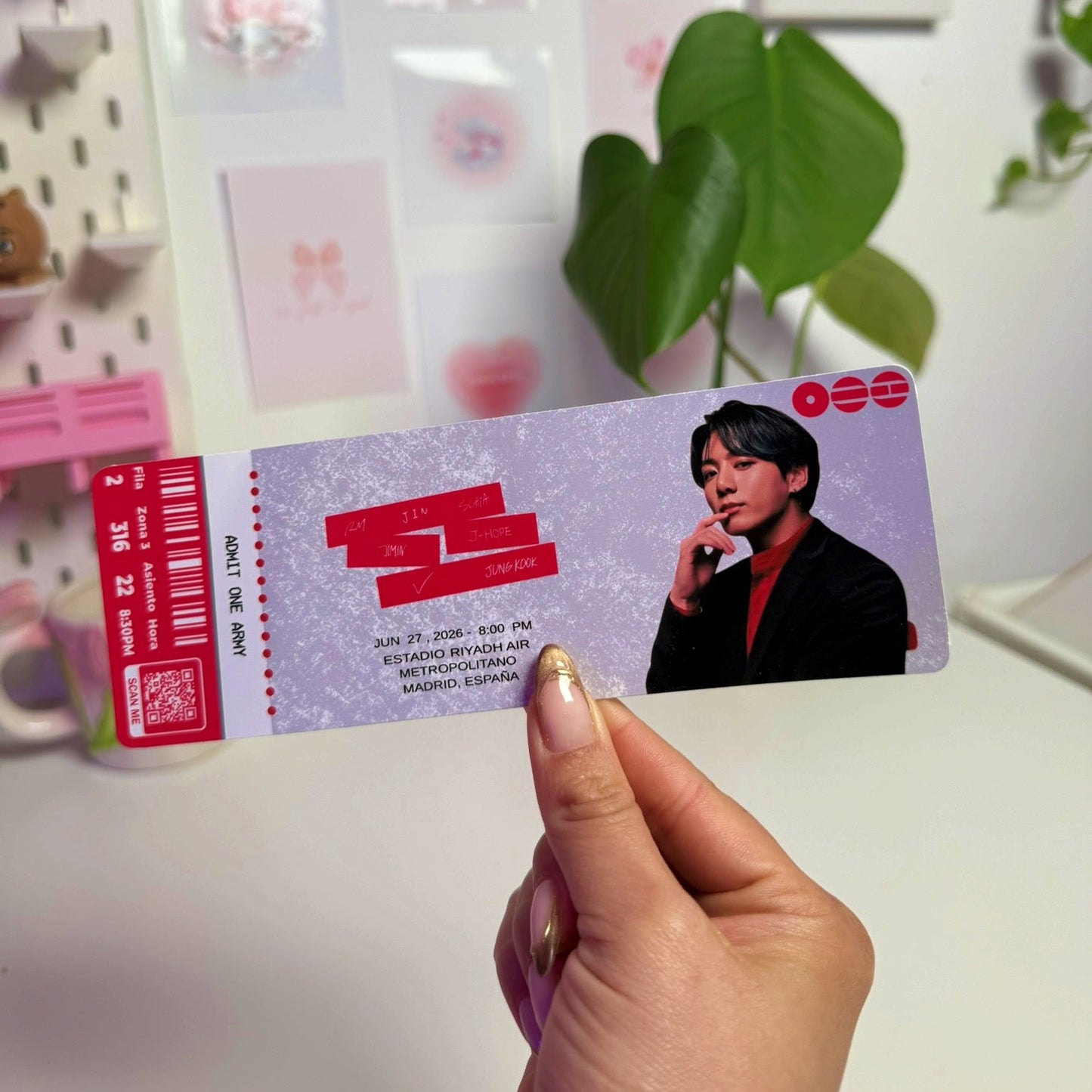Entradas hechas por fans de BTS para la gira mundial ‘ARIRANG'