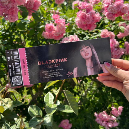 Entradas hechas por fans de Black Pink  para la gira mundial Deadline