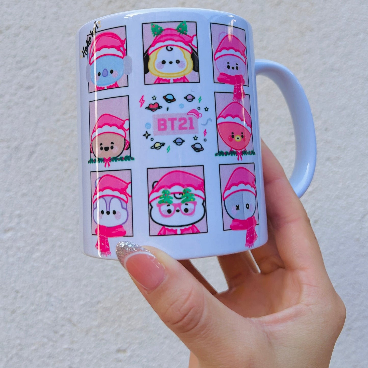 Taza BT21 Navidad