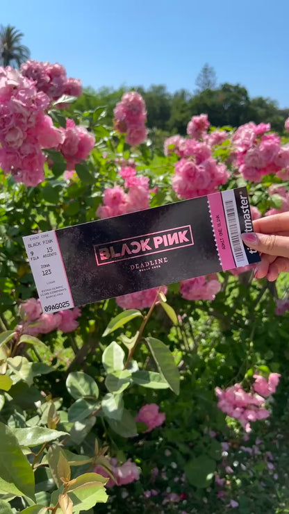 Entradas hechas por fans de Black Pink  para la gira mundial Deadline